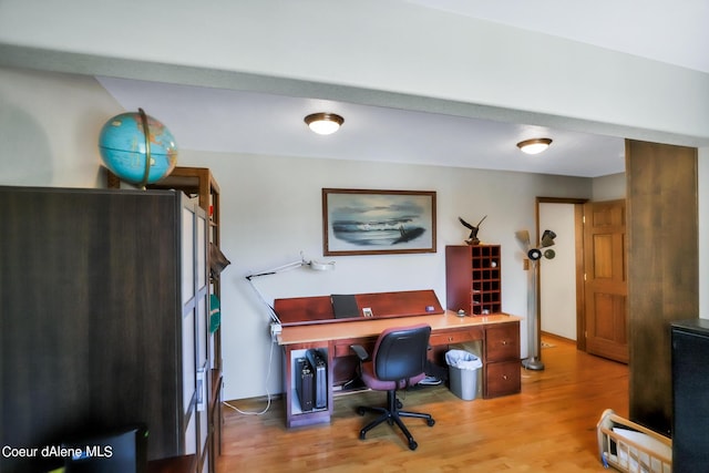234 Stoneridge Rd, Blanchard, ID 83804 - home office featuring wood finished floors
