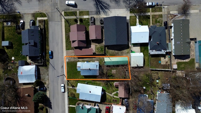 birds eye view of property featuring a residential view
