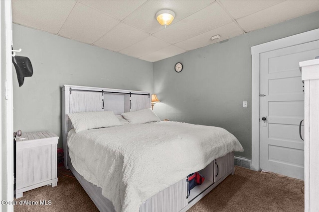 315 S 5th St, Saint Maries, ID 83861 - bedroom with a paneled ceiling and carpet floors