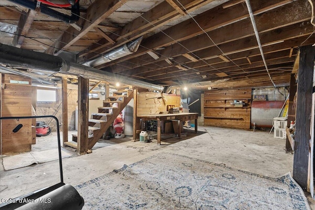 315 S 5th St, Saint Maries, ID 83861 - basement with stairway