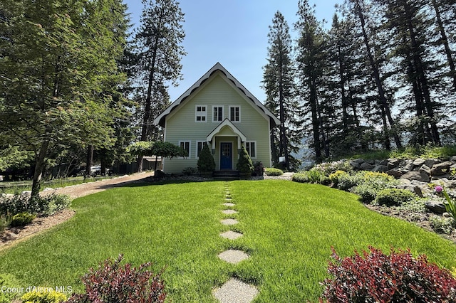 307 Quinns Ln, Cocolalla, ID 83813 - view of front of property featuring a front lawn
