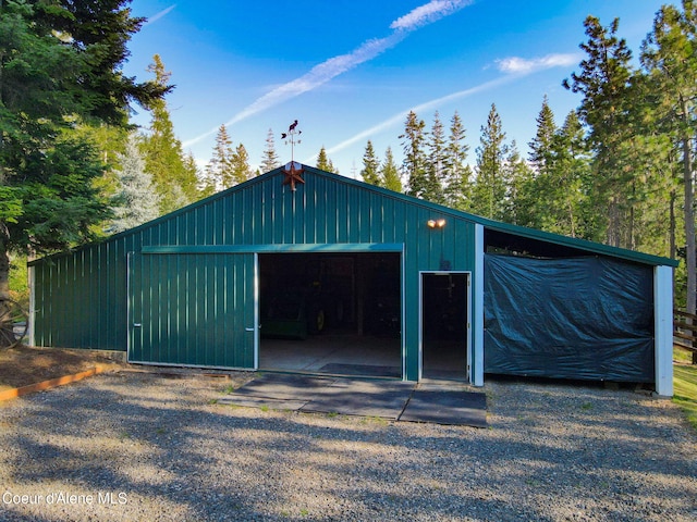 5758 E Burma Rd, Harrison, ID 83833 - view of detached garage