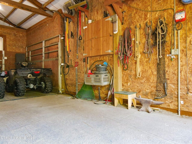 5758 E Burma Rd, Harrison, ID 83833 - storage area featuring a garage