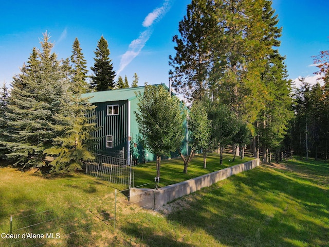 5758 E Burma Rd, Harrison, ID 83833 - view of home's community featuring fence and a lawn