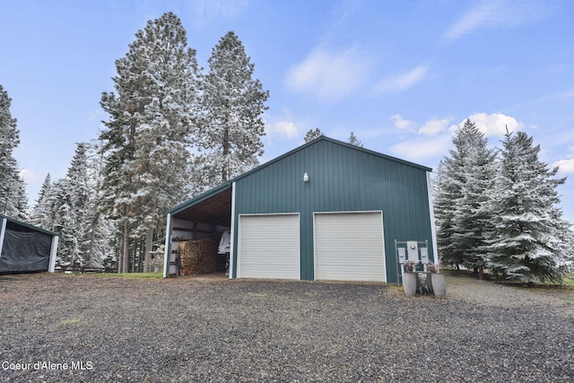 5758 E Burma Rd, Harrison, ID 83833 - garage featuring a detached garage