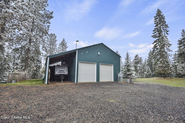 5758 E Burma Rd, Harrison, ID 83833 - garage featuring a detached garage