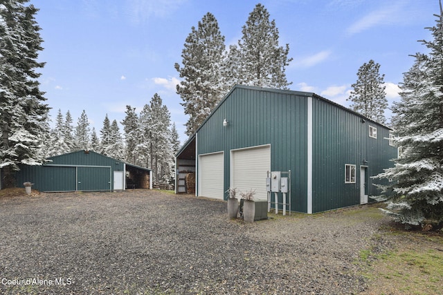 5758 E Burma Rd, Harrison, ID 83833 - view of detached garage