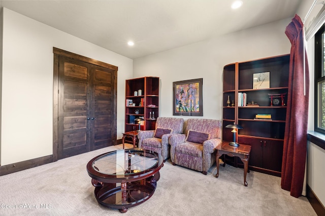 7431 E Cumberland Ct, Hayden, ID 83835 - sitting room with carpet flooring and recessed lighting