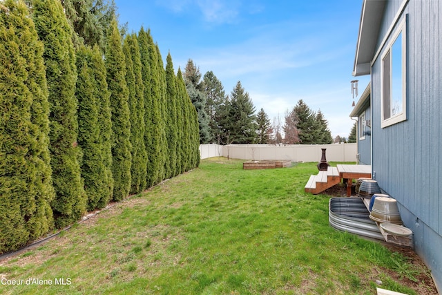 5660 N Loraine St, Coeur Dalene, ID 83815 - view of yard with fence private yard