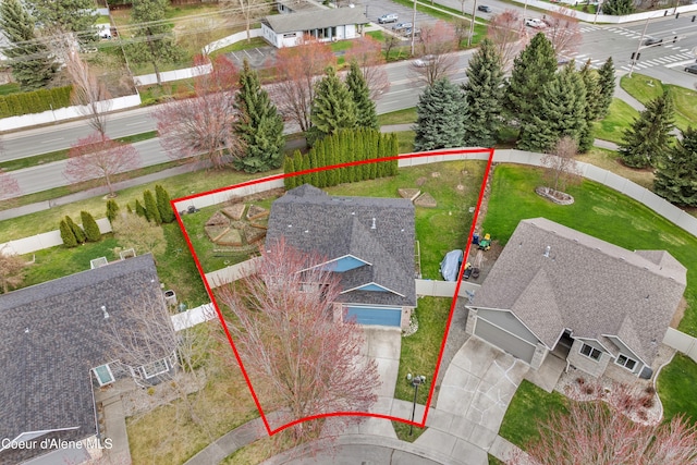 5660 N Loraine St, Coeur Dalene, ID 83815 - bird's eye view