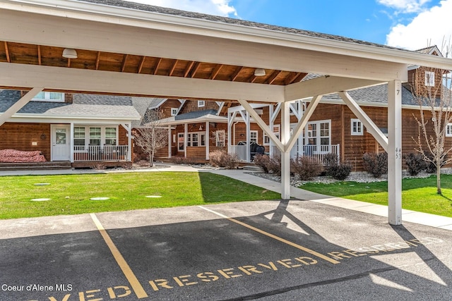 45 Welty Dr, Dover, ID 83825 - exterior space featuring uncovered parking and a lawn
