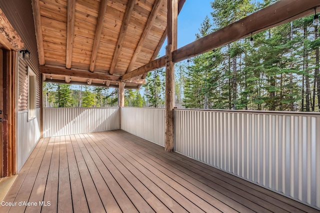 164 Generations Dr, Athol, ID 83801 - view of wooden deck