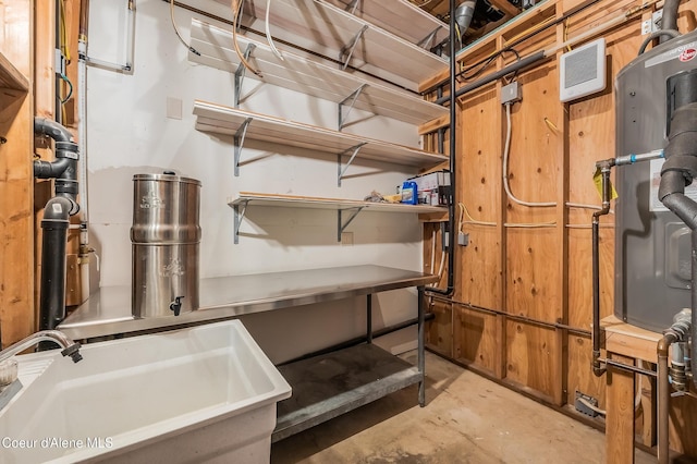 164 Generations Dr, Athol, ID 83801 - interior space featuring a sink and water heater