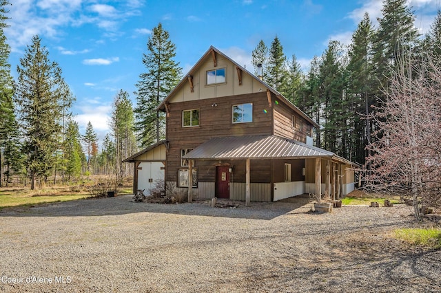 164 Generations Dr, Athol, ID 83801 - view of front of house featuring gravel driveway