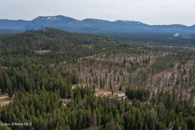 164 Generations Dr, Athol, ID 83801 - view of mountain feature featuring a wooded view