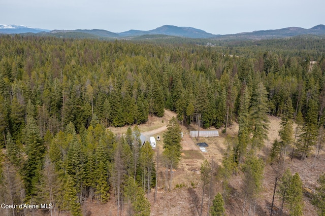 164 Generations Dr, Athol, ID 83801 - aerial view with a forest view and a mountain view