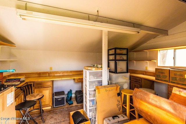 view of storage room