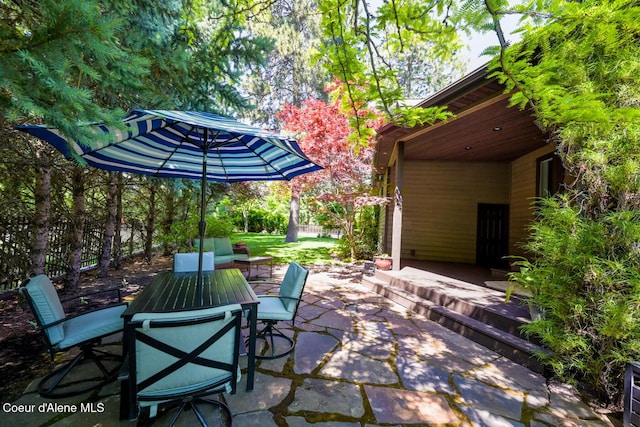 4860 N Cuprum Ct, Coeur Dalene, ID 83815 - view of patio with outdoor dining space