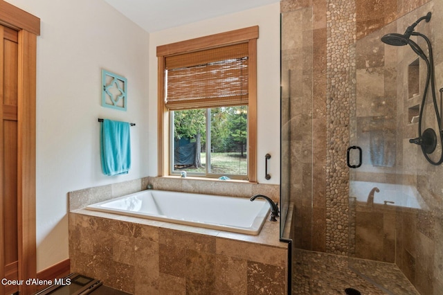 137 Bitterroot Pass, Sagle, ID 83860 - full bathroom featuring a bath and a shower stall