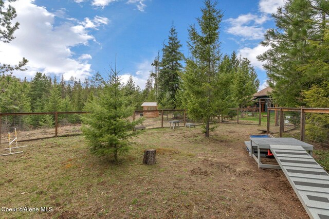 137 Bitterroot Pass, Sagle, ID 83860 - view of yard with fence