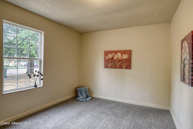1813 N Spokane St, Post Falls, ID 83854 - empty room featuring carpet floors, baseboards, and a textured ceiling