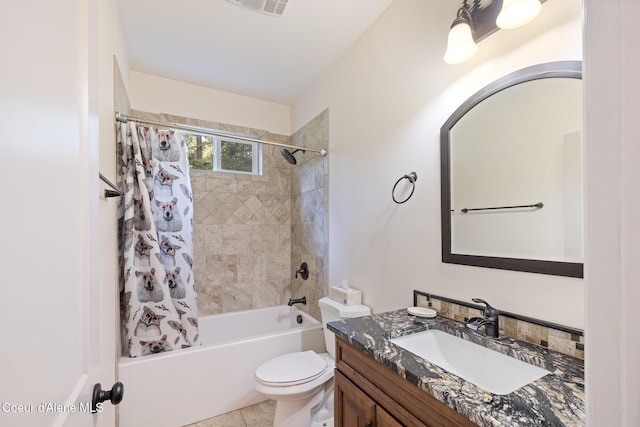 26 Hanaford Rd, Blanchard, ID 83804 - full bathroom with toilet, shower / bath combination with curtain, and vanity