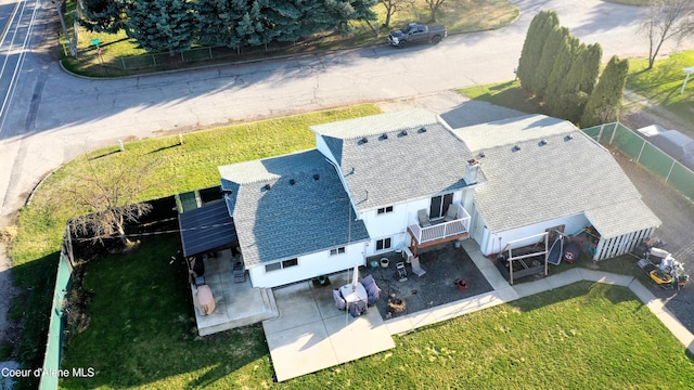 drone / aerial view