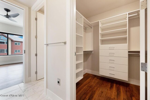1579 W Riverstone Dr # 306, Coeur Dalene, ID 83814 - spacious closet with a ceiling fan