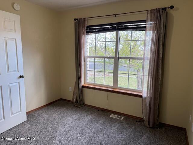 2359 N Alfalfa Loop, Post Falls, ID 83854 - carpeted spare room with a wealth of natural light, visible vents, and baseboards