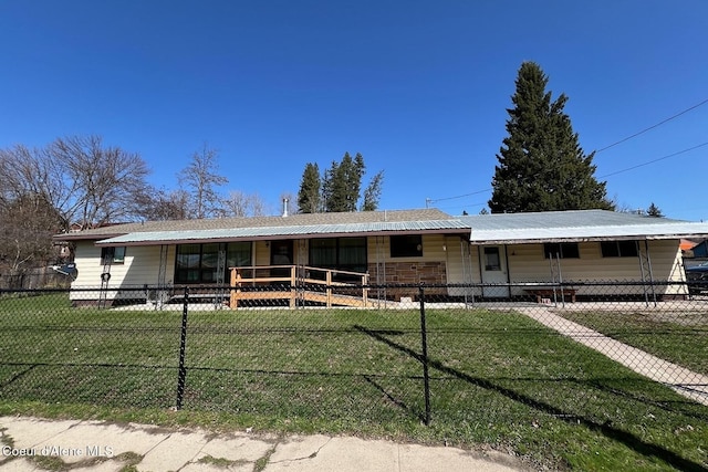 321 High St, Priest River, ID 83856 - ranch-style home featuring an exterior structure and metal roof