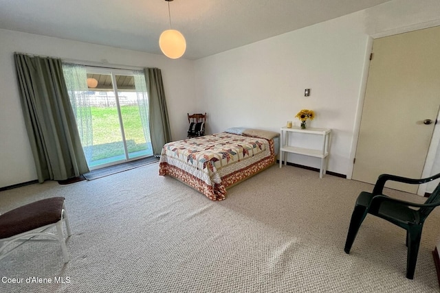 321 High St, Priest River, ID 83856 - carpeted bedroom with access to outside