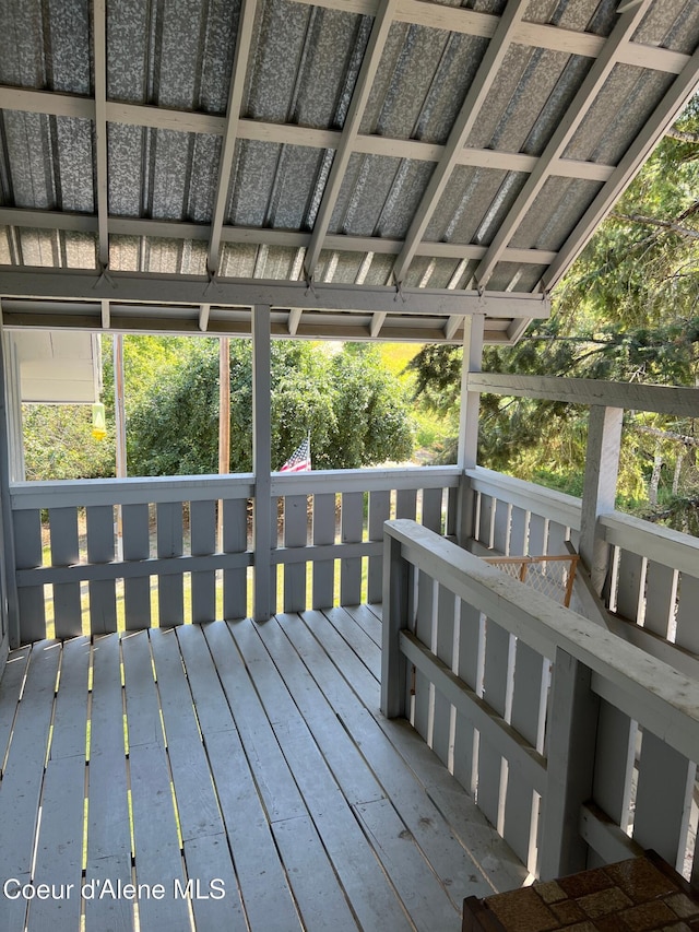 view of deck