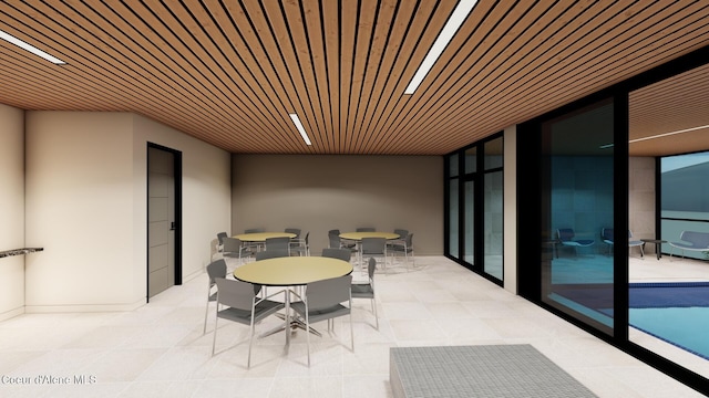 116 S 3rd St # 1304, Coeur Dalene, ID 83814 - dining space featuring tile patterned floors