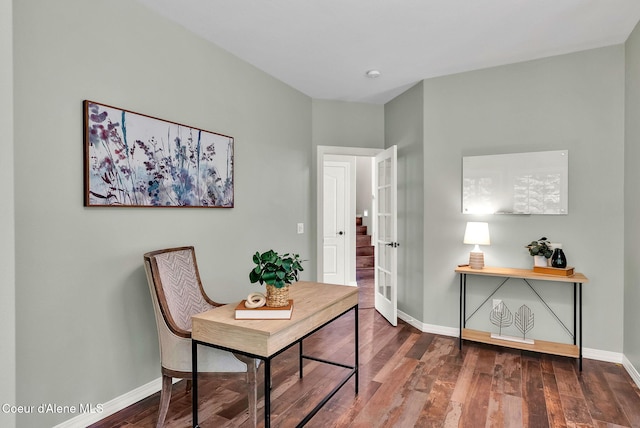 3825 E English Point Rd, Hayden, ID 83835 - home office with wood finished floors