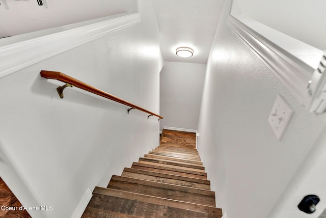 3825 E English Point Rd, Hayden, ID 83835 - stairs with wood finished floors