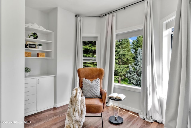 3825 E English Point Rd, Hayden, ID 83835 - living area with plenty of natural light and wood finished floors
