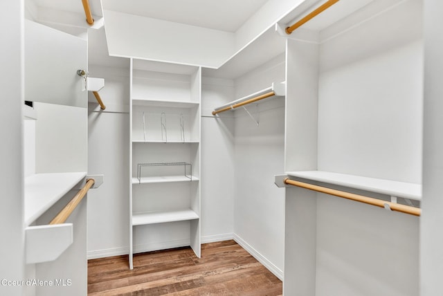 3825 E English Point Rd, Hayden, ID 83835 - walk in closet featuring wood finished floors