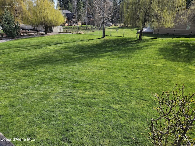 11268 N Friar Dr, Hayden, ID 83835 - view of yard with fence