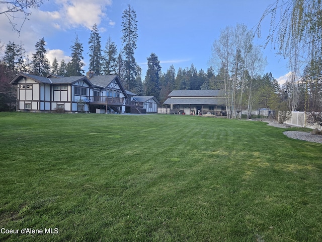 11268 N Friar Dr, Hayden, ID 83835 - view of yard with fence