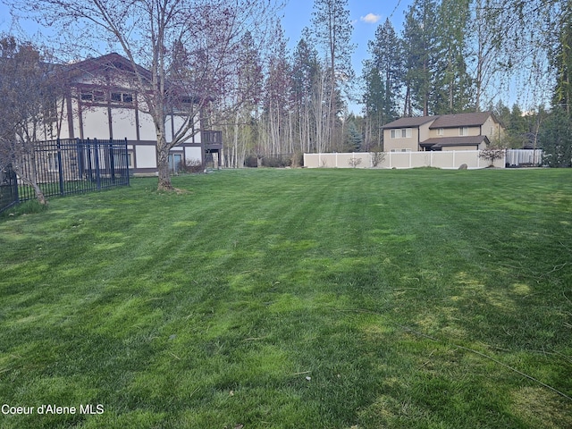 11268 N Friar Dr, Hayden, ID 83835 - view of yard with fence