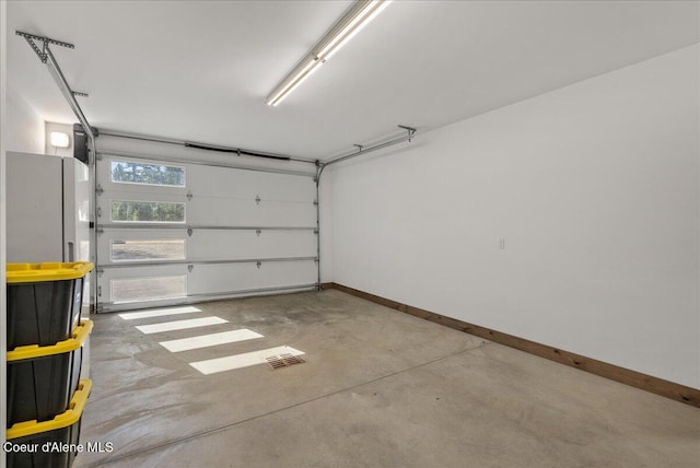 329 N Healing Dr, Blanchard, ID 83804 - garage with baseboards