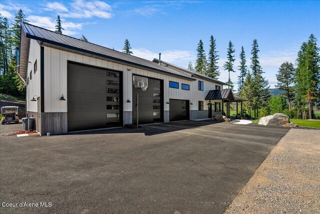 329 N Healing Dr, Blanchard, ID 83804 - view of building exterior featuring a detached garage