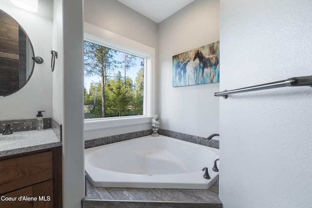 5867 W Sparrowhawk Dr, Rathdrum, ID 83858 - full bath with a bath and vanity