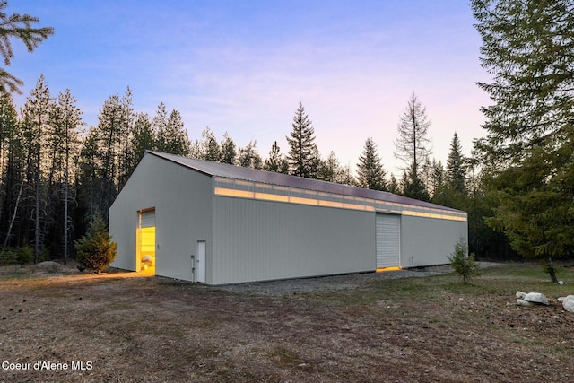 5867 W Sparrowhawk Dr, Rathdrum, ID 83858 - view of detached garage