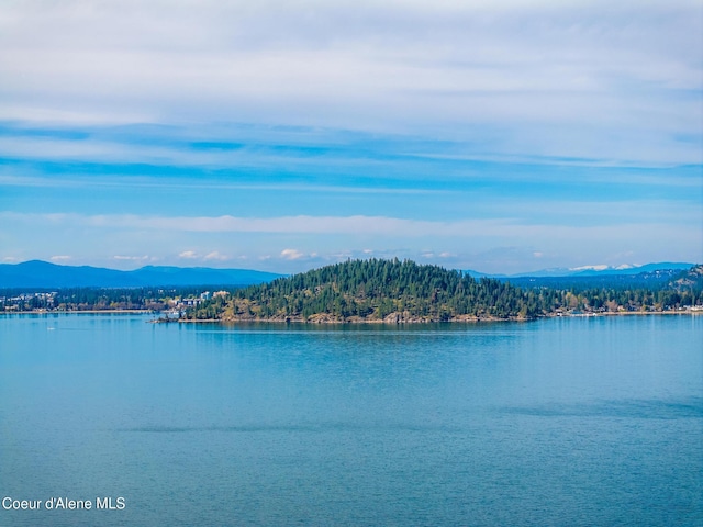 4549 S Arrow Point Dr # 207, Harrison, ID 83833 - view of water feature with a mountain view