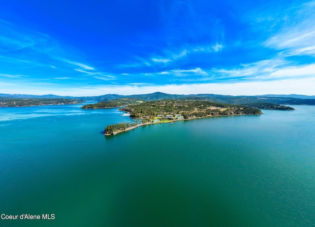 4549 S Arrow Point Dr # 207, Harrison, ID 83833 - view of water feature with a mountain view