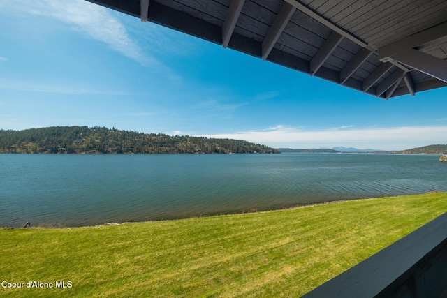 4549 S Arrow Point Dr # 207, Harrison, ID 83833 - view of water feature with a mountain view