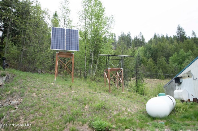 2884 Morris Rd, Naples, ID 83847 - view of yard with a wooded view