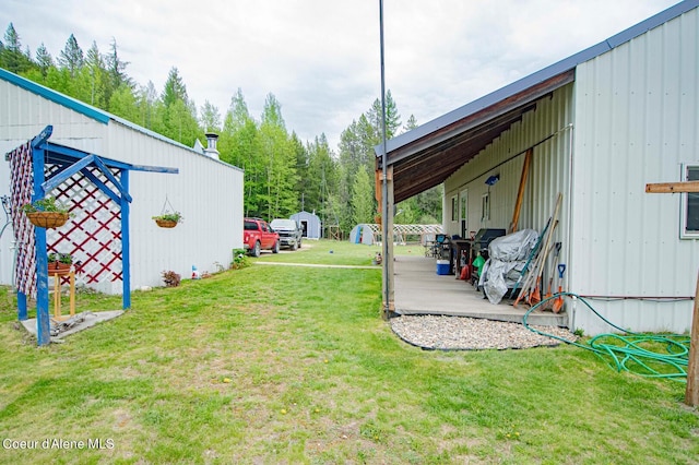 2884 Morris Rd, Naples, ID 83847 - view of yard featuring an outbuilding