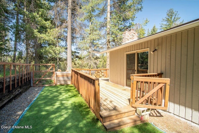 exterior space featuring a lawn and a fenced backyard